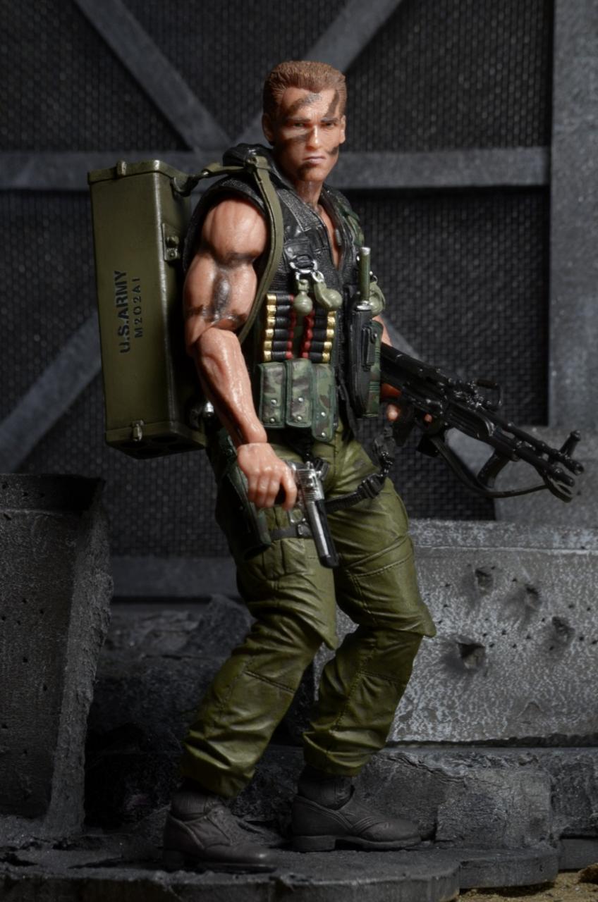 NECA Commando 30th Anniversary Ultimate John Matrix 7 Action