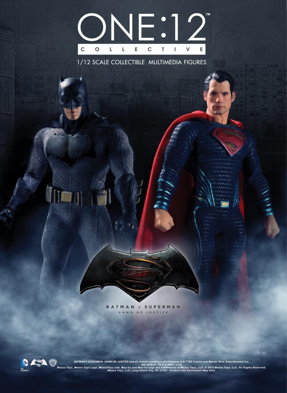 mezco one 12 batman v superman