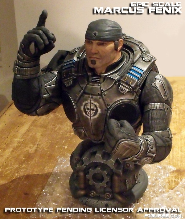 Gears of War 2 Marcus Fenix Epic Scale Bust