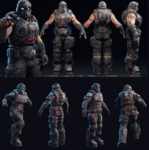 Gears of war 3 Characters 