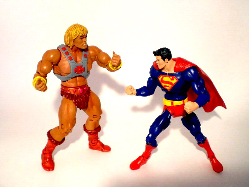 DC vs Masters of the Universe Classics SUPERMAN VS HE-MAN