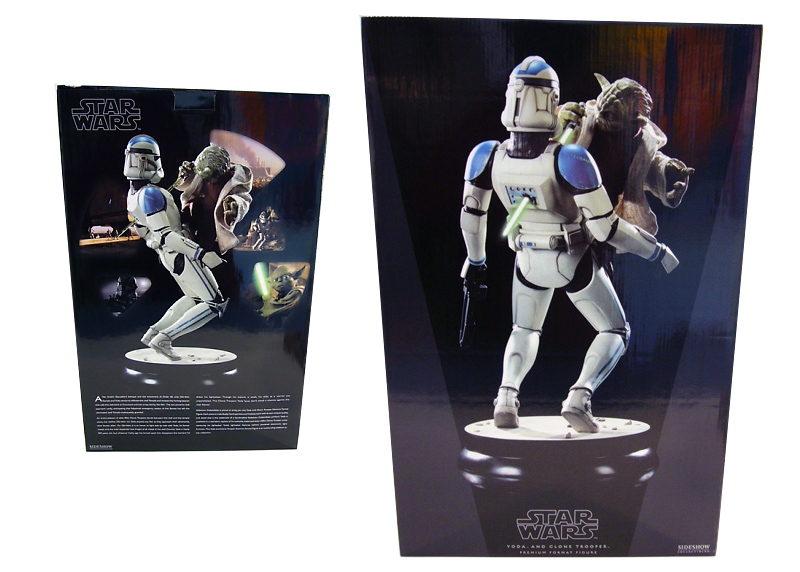 yoda clone trooper statue