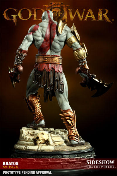 god of war kratos modern icon statue only at gamestop