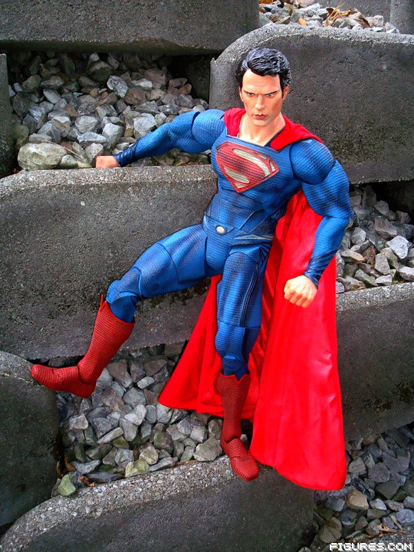 Review and photos of Man of Steel Superman 1/4 scale action figure from NECA