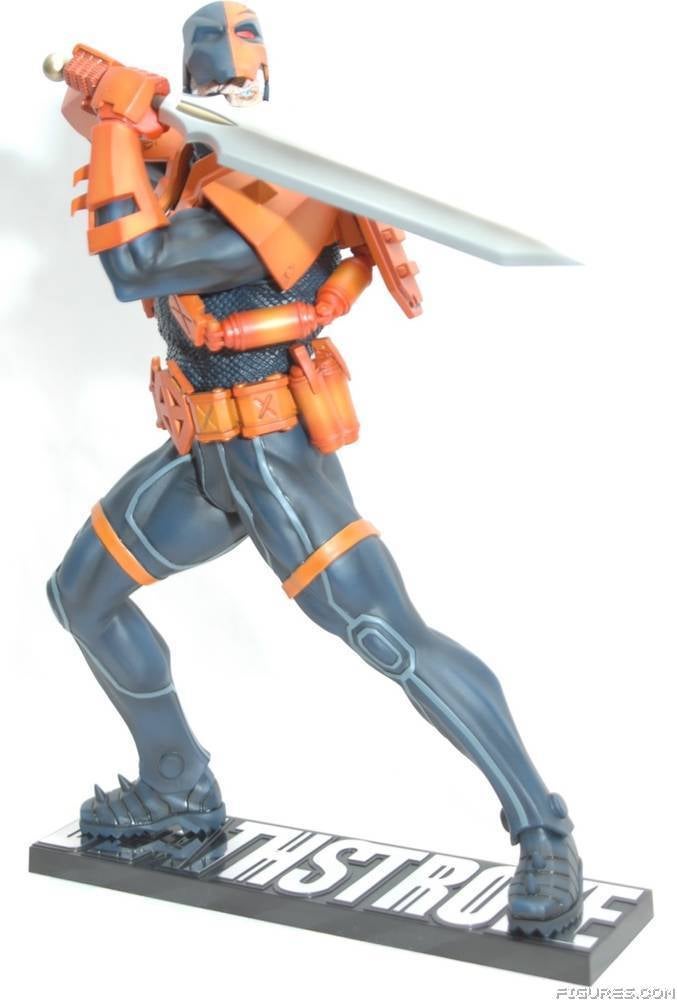 deathstroke rebirth statue