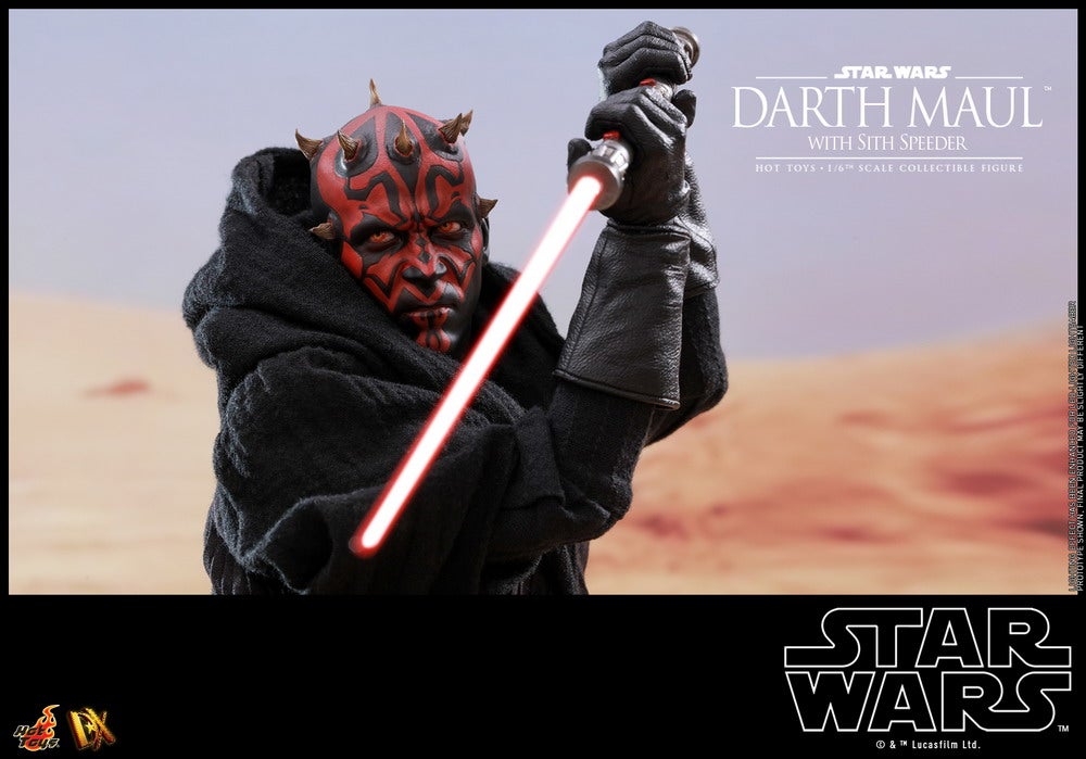 darth maul with sith speeder