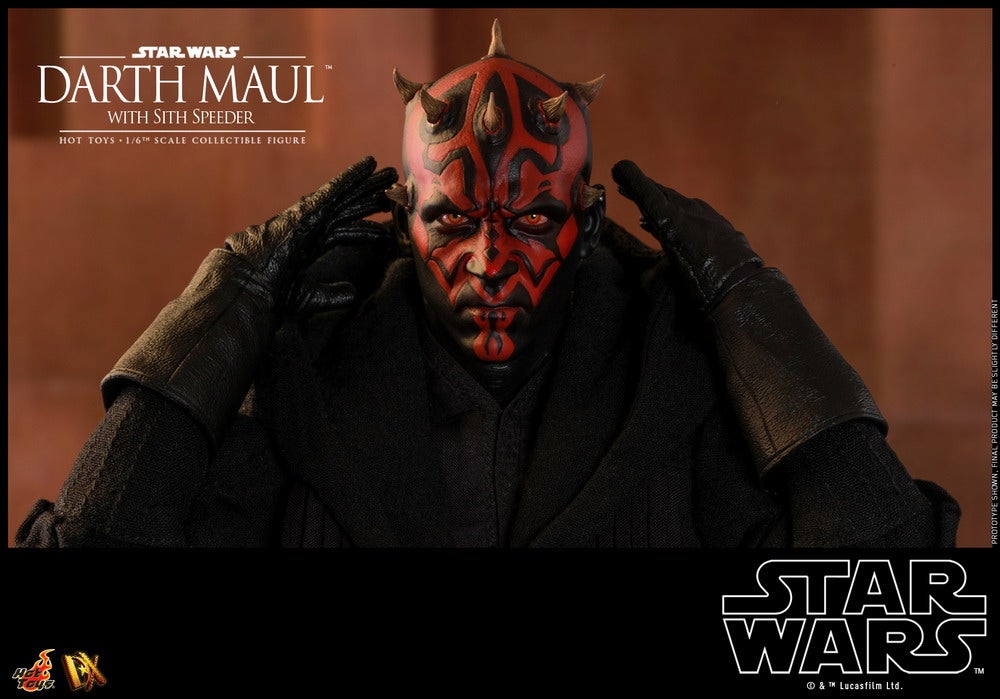 darth maul with sith speeder