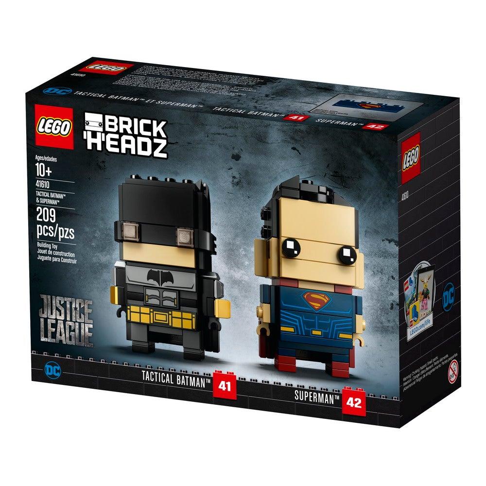 brickheadz batman superman