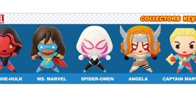 Marvel Woman 3D Foam Keyring 5pc Set-Rendering-01