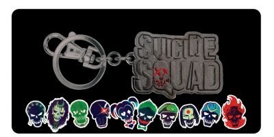 Suicide Squad Pewter Keyring Box Set-boxview_SS logo