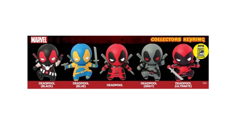 68130 Deadpool 3D Foam Keyring 5PC Set Rendering-01