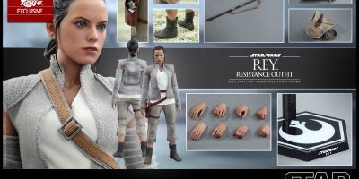 Hot Toys Exclusive - Star Wars TFA - Rey (Resistance Outfit) Collectible Figure_PR14