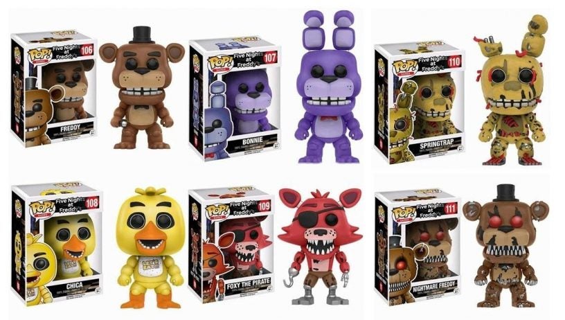 five nights at freddy's collectibles