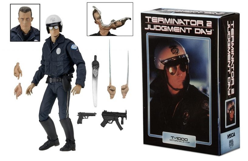 Terminator 2 7 Scale Ultimate T 1000 Motorcycle Cop Action
