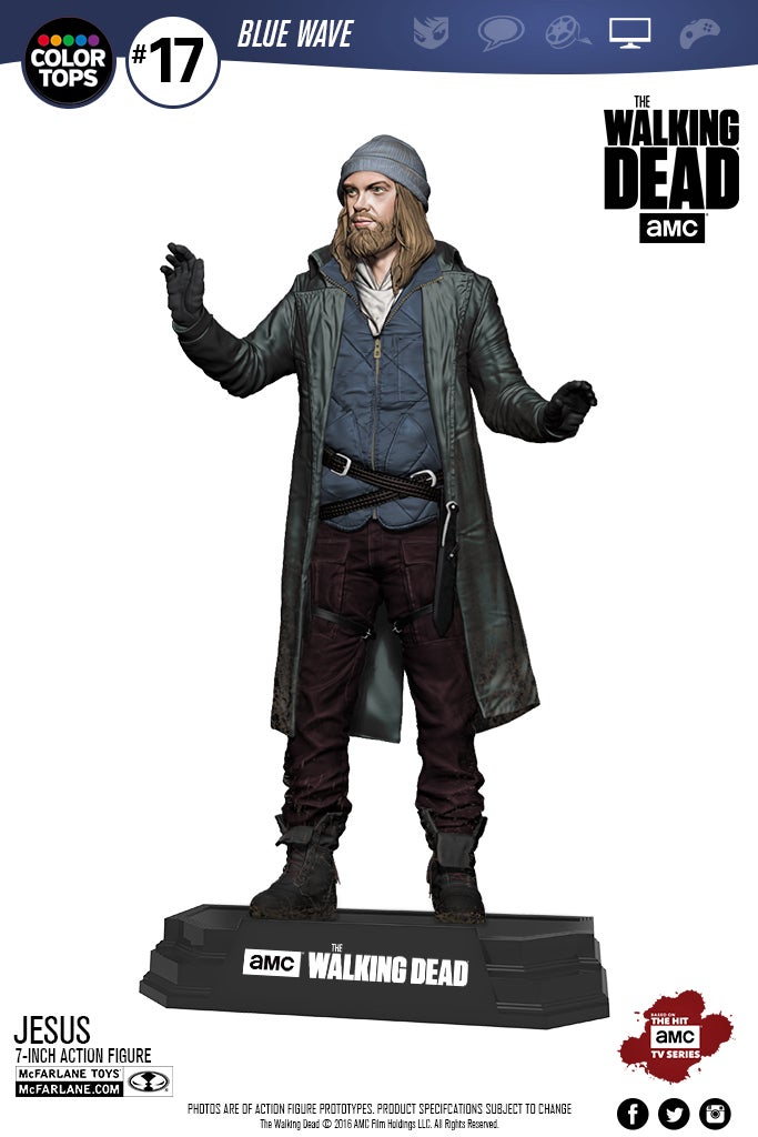 McFarlane Toys The Walking Dead Comic Book Jesus Action Figure for sale online Color 