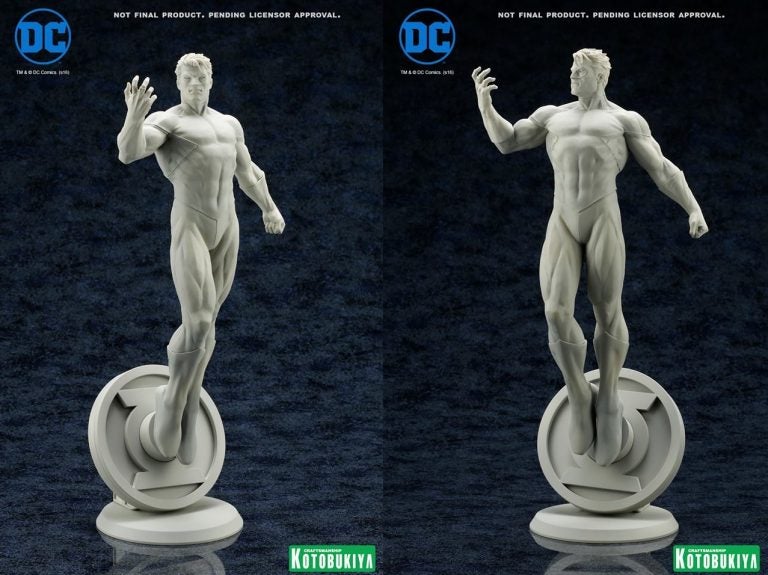 green lantern sculpture