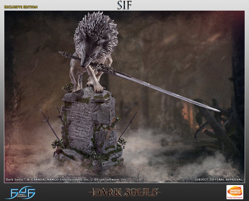First 4 Figures Presents Dark Souls The Great Grey Wolf Sif Figures Com