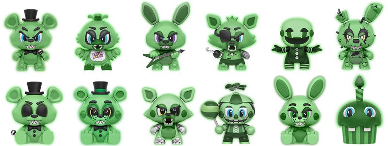 five nights at freddy's nightmare figures