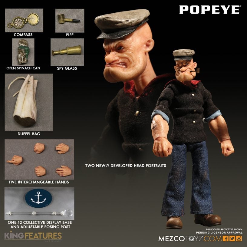 mezco popeye 2018