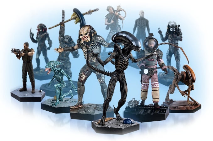 Alien Warrior do filme Alien vs. Predador - Arte em Miniaturas