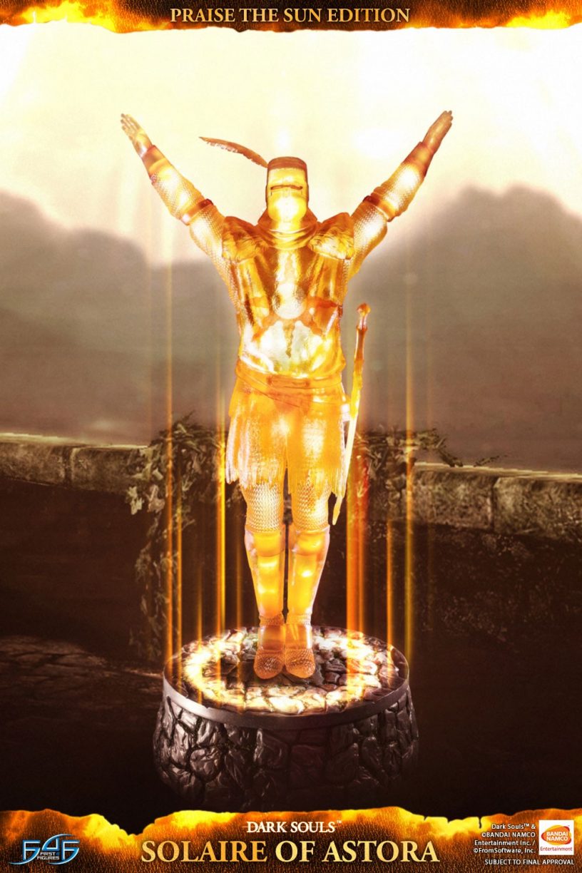 dark souls solaire of astora statue