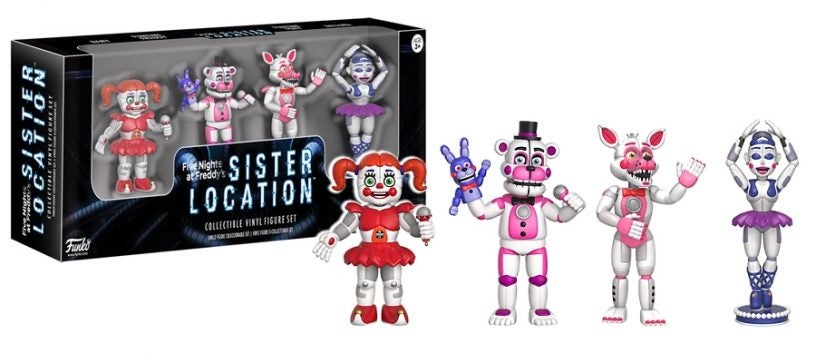New Funko Five Nights At Freddys Sister Location Figurescom - fnaf sister location characters names