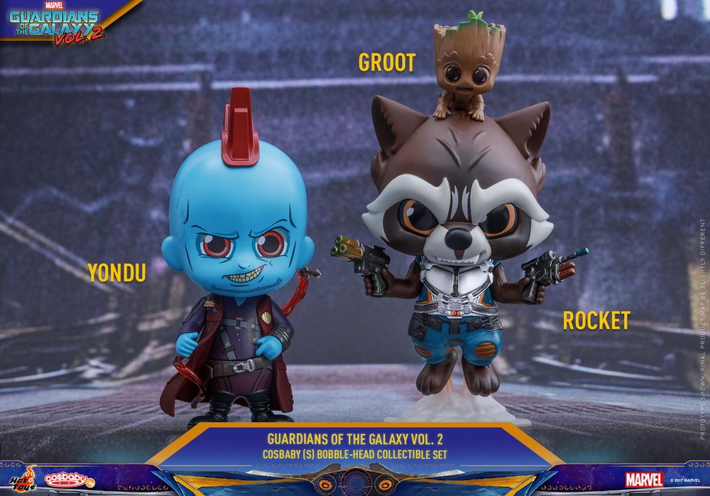 Hot Toys - GOTG2 - Rocket, Groot & Yondu Cosbaby Set_PR1