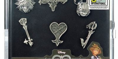 80175 Kingdom Hearts Pewter Pin 6pc Set