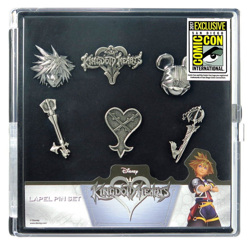 80175 Kingdom Hearts Pewter Pin 6pc Set