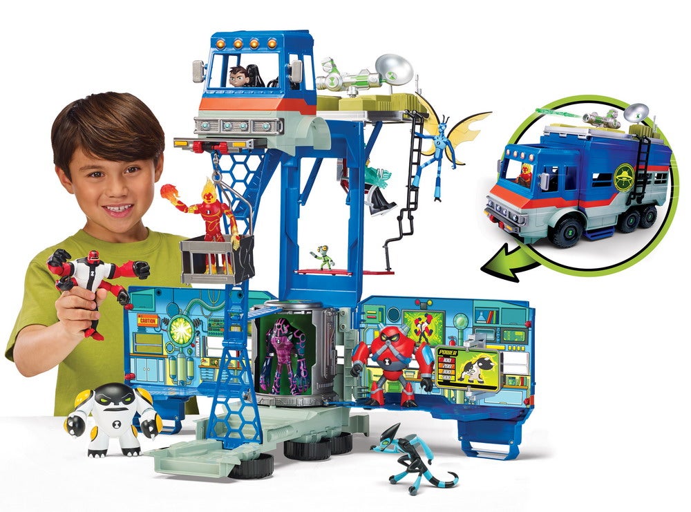 ben 10 toy bus