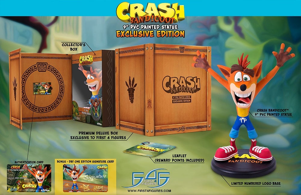 crash bandicoot pvc statue