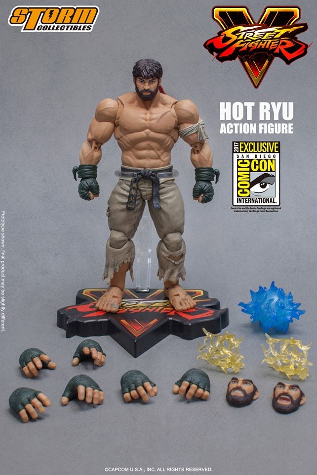 Action Figure Hot Ryu (SDCC 2017 Exclusive): Street Fighter V Escala 1/12 -  Storm Collectibles (Apenas Venda Online) - Toyshow Tudo de Marvel DC  Netflix Geek Funko Pop Colecionáveis