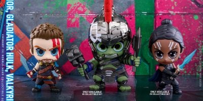 Hot Toys - Thor 3 - Thor, Gladiator Hulk & Valkyrie Cosbaby Set_PR1