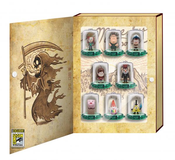 SDCC 2017 EXCLUSIVE FINAL PIC gravity falls 8pcs figure box set