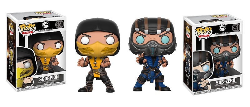 Funko Mortal Kombat X Kitana Sub Zero Liu Kang Kitana Scorpion