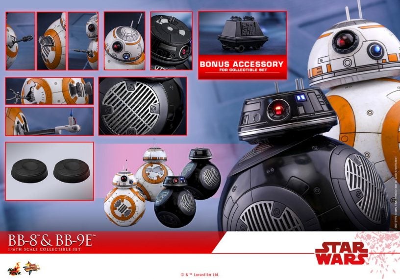 Hot Toys - SWTLJ - BB-8 & BB-9E collectible set_PR9