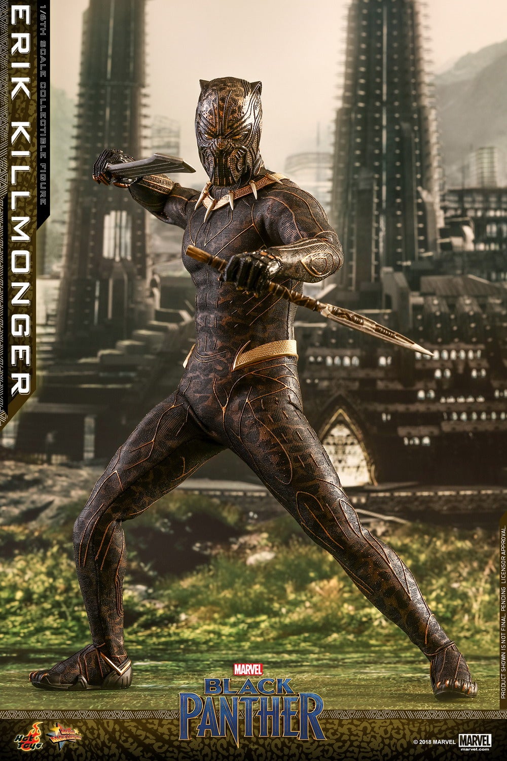 Hot Toys - Black Panther - Erik Killmonger collectible figure_PR1