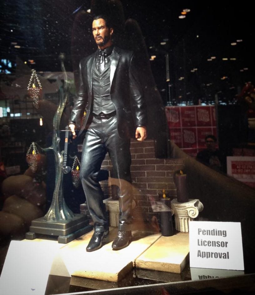 john wick pvc statue