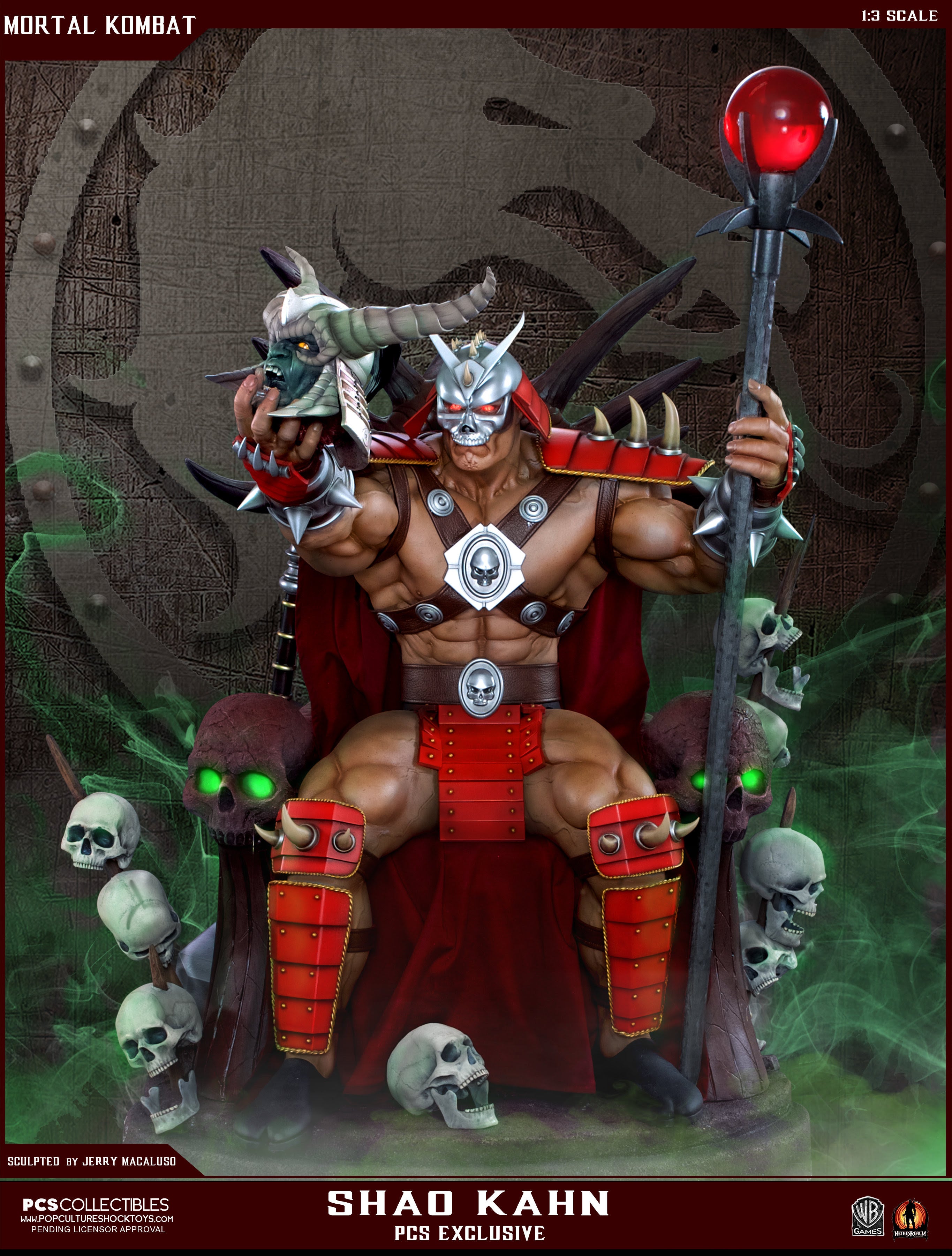 MK 1 Shao Kahn Poster for Sale by universepod