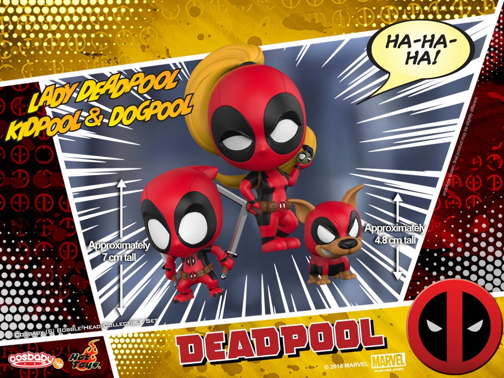 Hot Toys - Lady Deadpool, Kidpool & Dogpool Cosbaby (S) Set_PR1