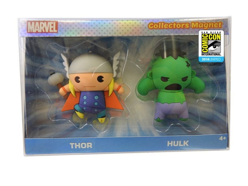 2018 limited thor hulk magnets