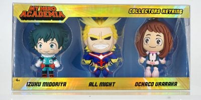 70060 My Hero Academia 3D Foam Keyring 3pc Set