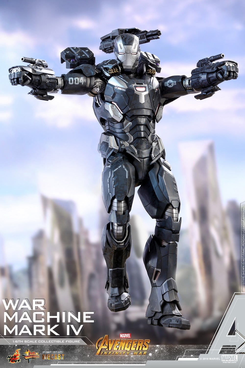 Hot Toys - Avengers 3 - War Machine Mark IV (Diecast) collectible figure_PR3