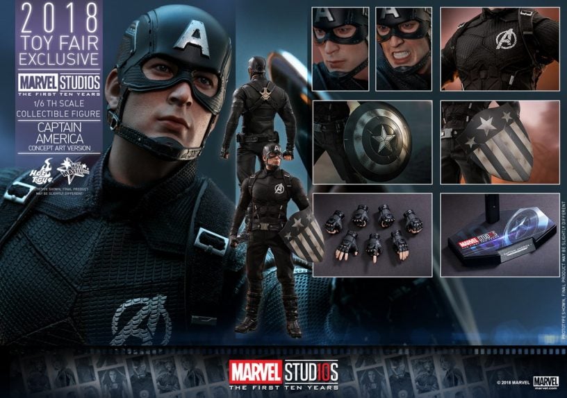 Hot Toys - Marvel Studios 10 - Captain America (Concept Art Version) collectible figure_PR23