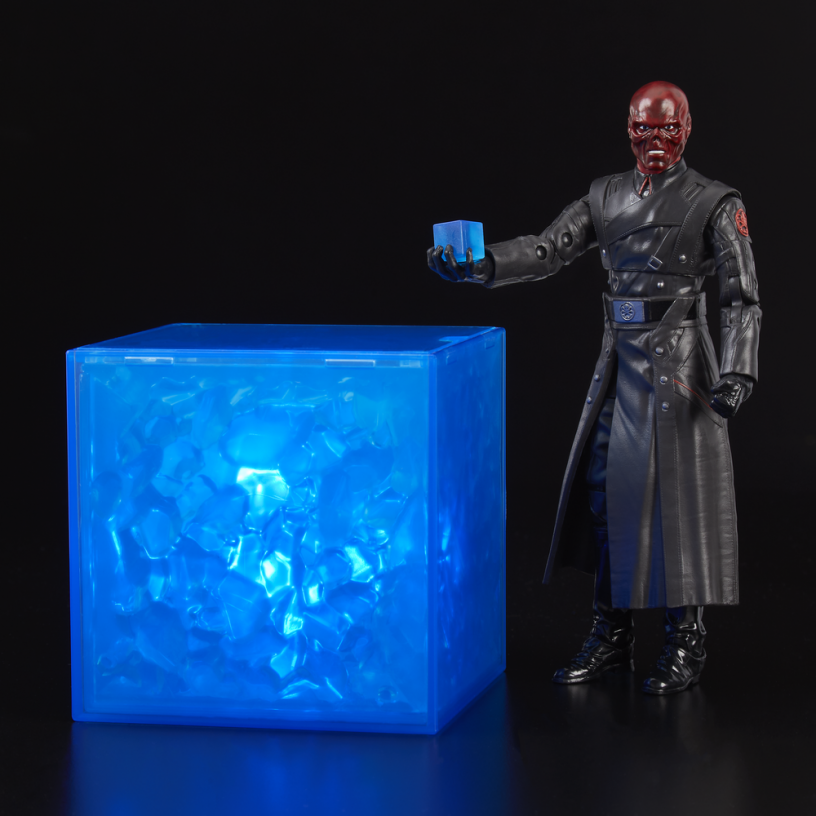 MARVEL LEGENDS SERIES RED SKULL & ELECTRONIC TESSERACT - oop2