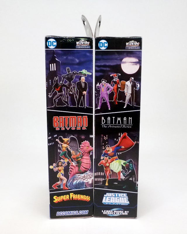 ADVANCE LOOK: WizKids DC HeroClix Batman: The Animated Series Booster  Brick, Dice & Token Pack, & Starter 