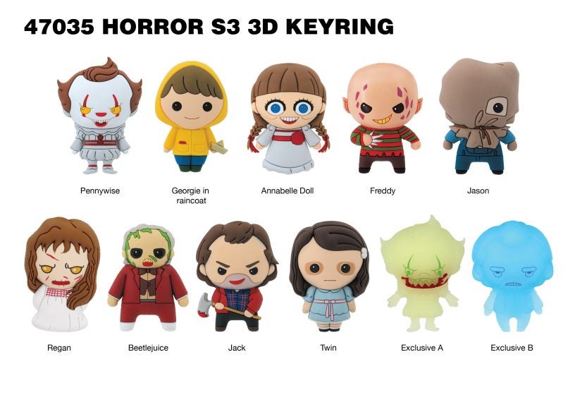 Details about   Horror Properties Series 3 3D Figural Keychain~ Beetlejuice 