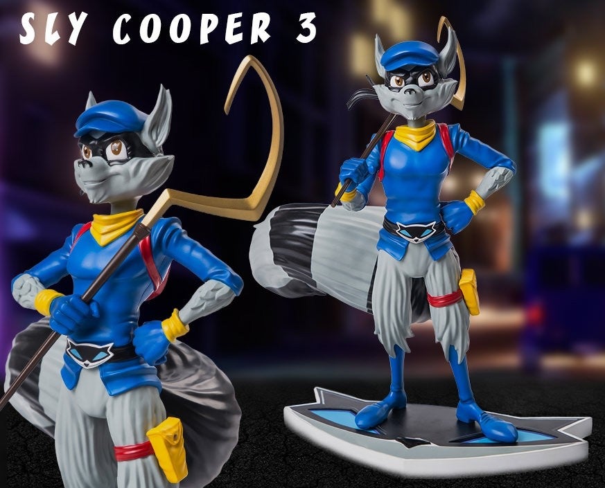 Gaming Heads SLY COOPER 3 Statues