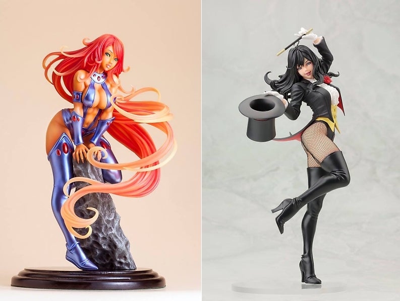 Kotobukiya to Re-Release DC Bishoujo Classics: Starfire and Zatanna.