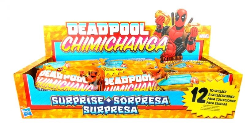 Deadpool Chimichanga Surprise Figures Order 2 Case